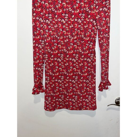 Free People Say Hello Mini Dress in Daysi print size XS Bohemian boho - Picture 4 of 8